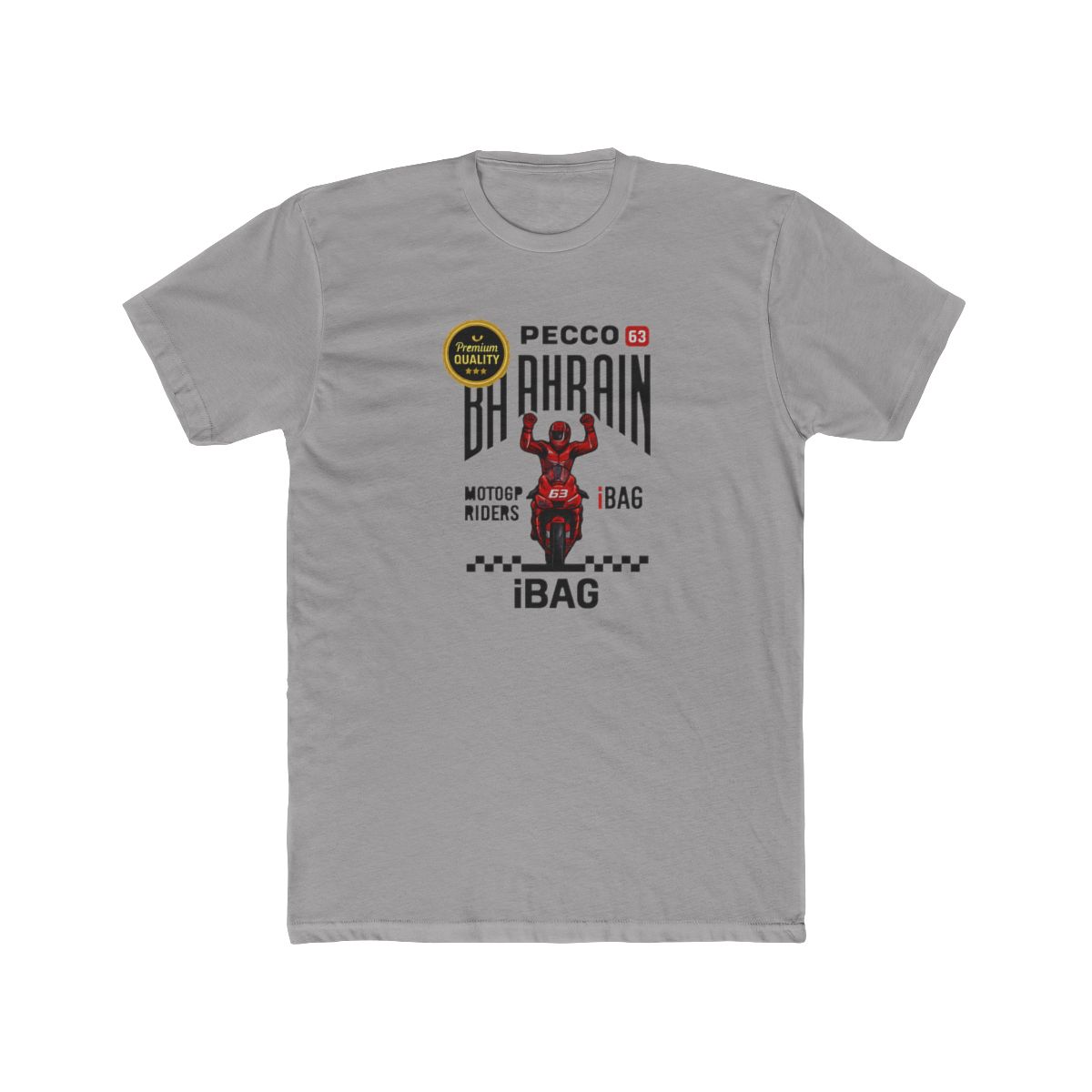Pecco Bagnaia MotoGP Racer Italian Flag T-Shirt - Official t-shirts merchandise