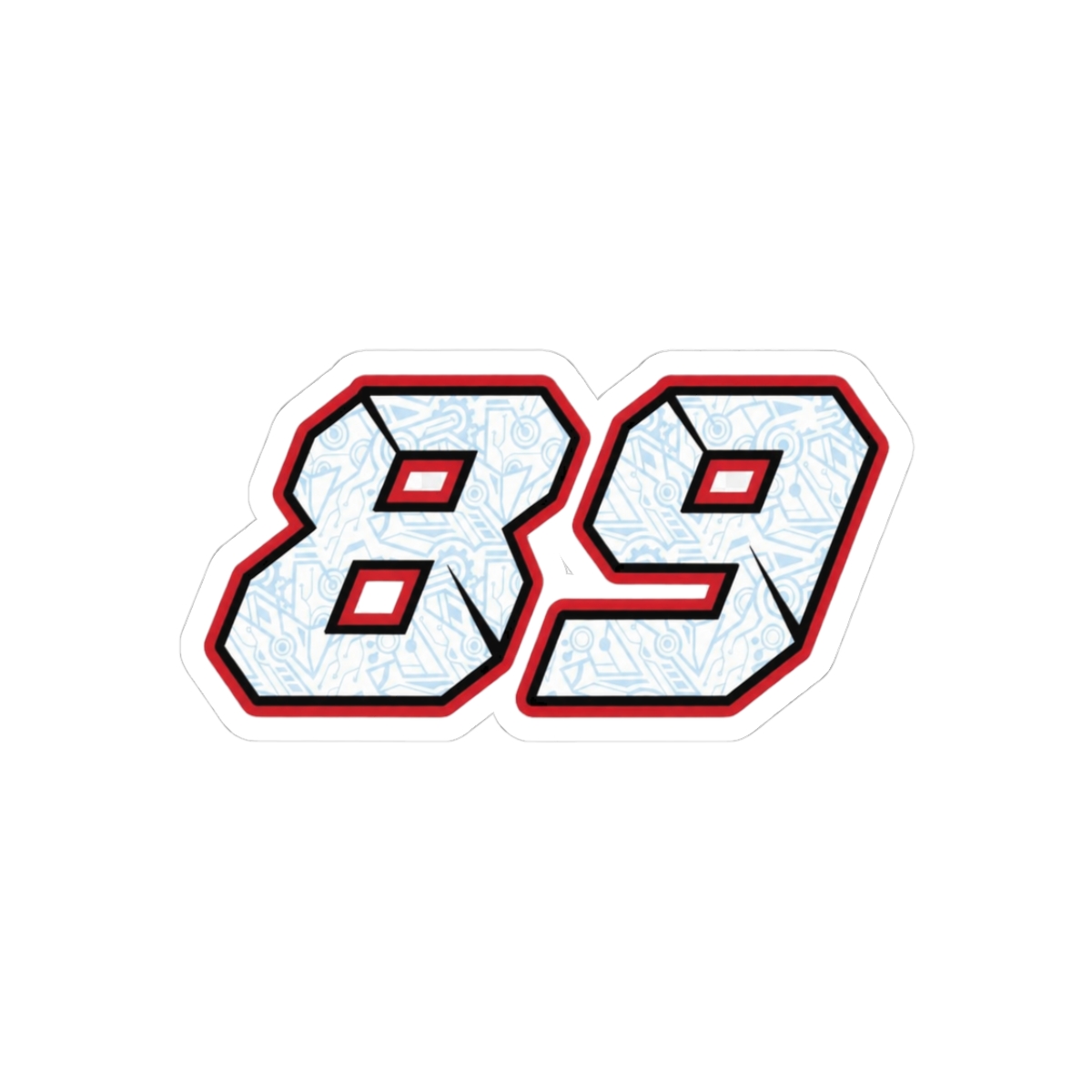 Jorge Martin #89 MotoGP Bold Racing Sticker - Official stickers merchandise