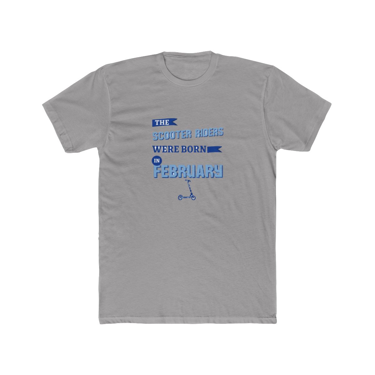 February Born Scooter Rider T Shirt - Aquarius Birthday Gift - Official t-shirts merchandise