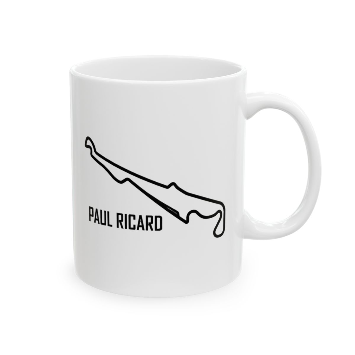 France Racing Track Circuit Mug - Le Mans Motorsport Coffee Cup