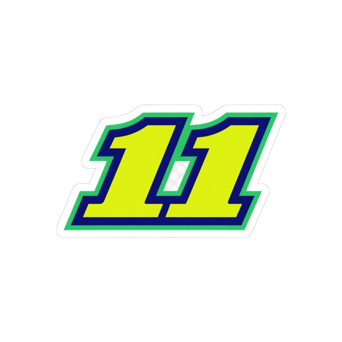 Diogo Moreira #11 MotoGP Racing Sticker - Official stickers merchandise