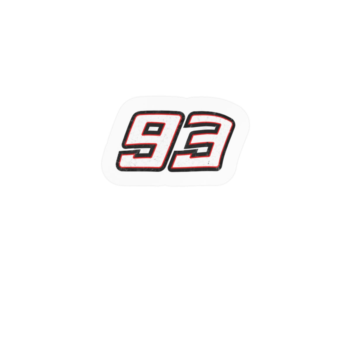 Marc Marquez 93 MotoGP Bold Racing Sticker | Vinyl Decal - Official stickers merchandise