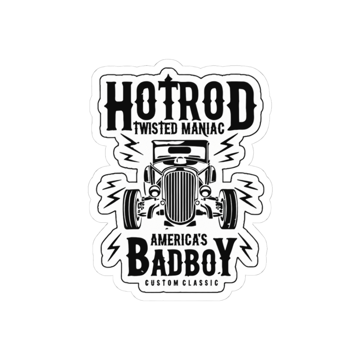 Hot Rod Twisted Maniac America's Bad Boy Sticker - Official stickers merchandise