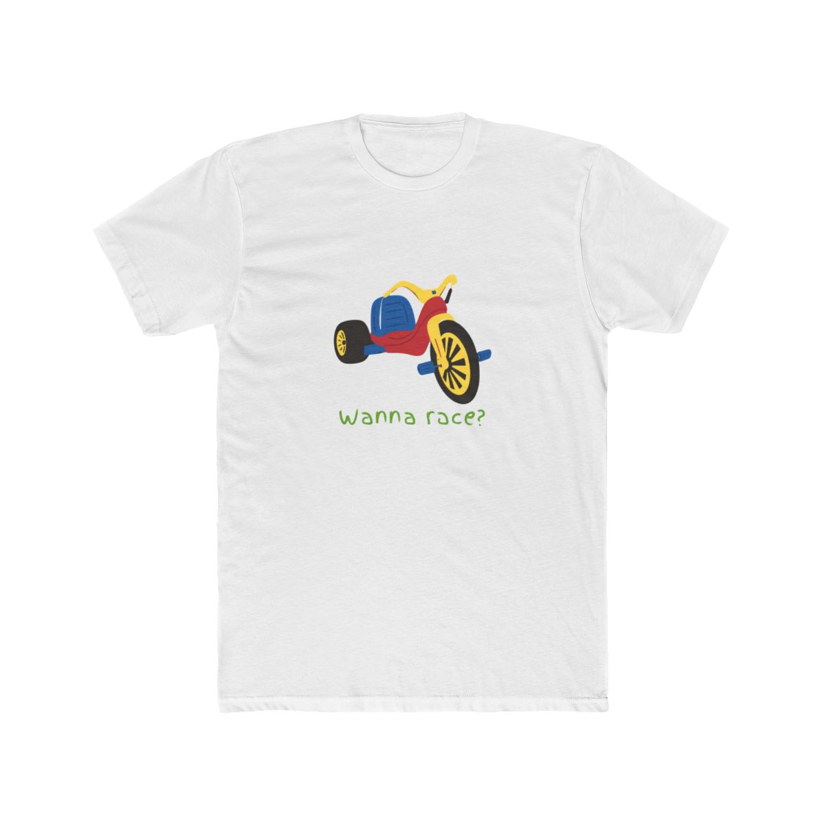 Wanna Race? Funny Speedy Dog T Shirt - Dog Lover Challenge - Official t-shirts merchandise