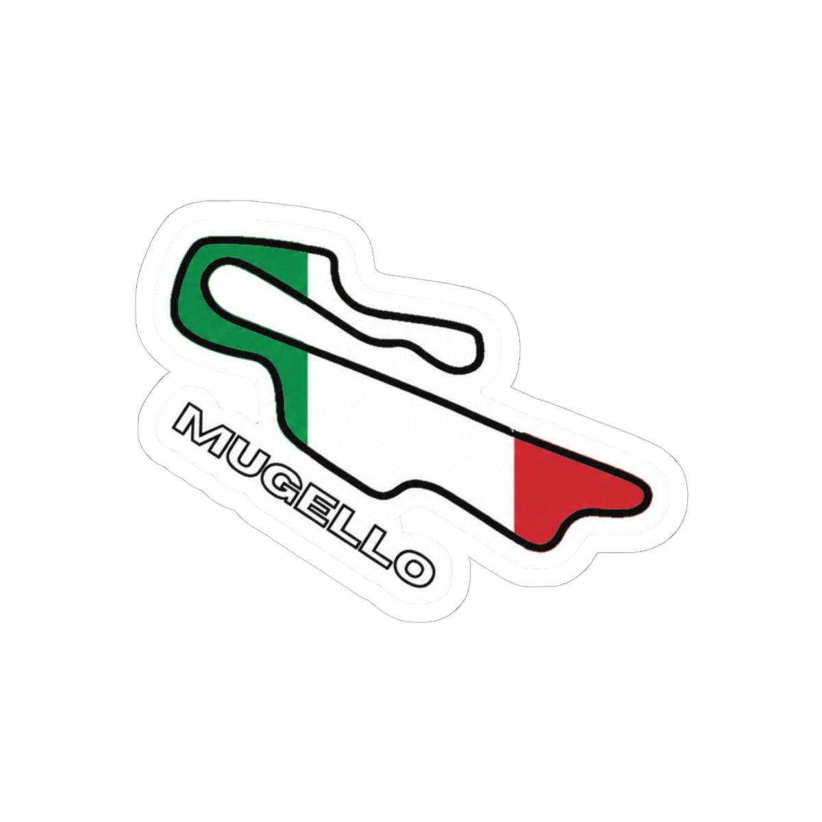 Mugello World Circuit GP Bold Track Sticker