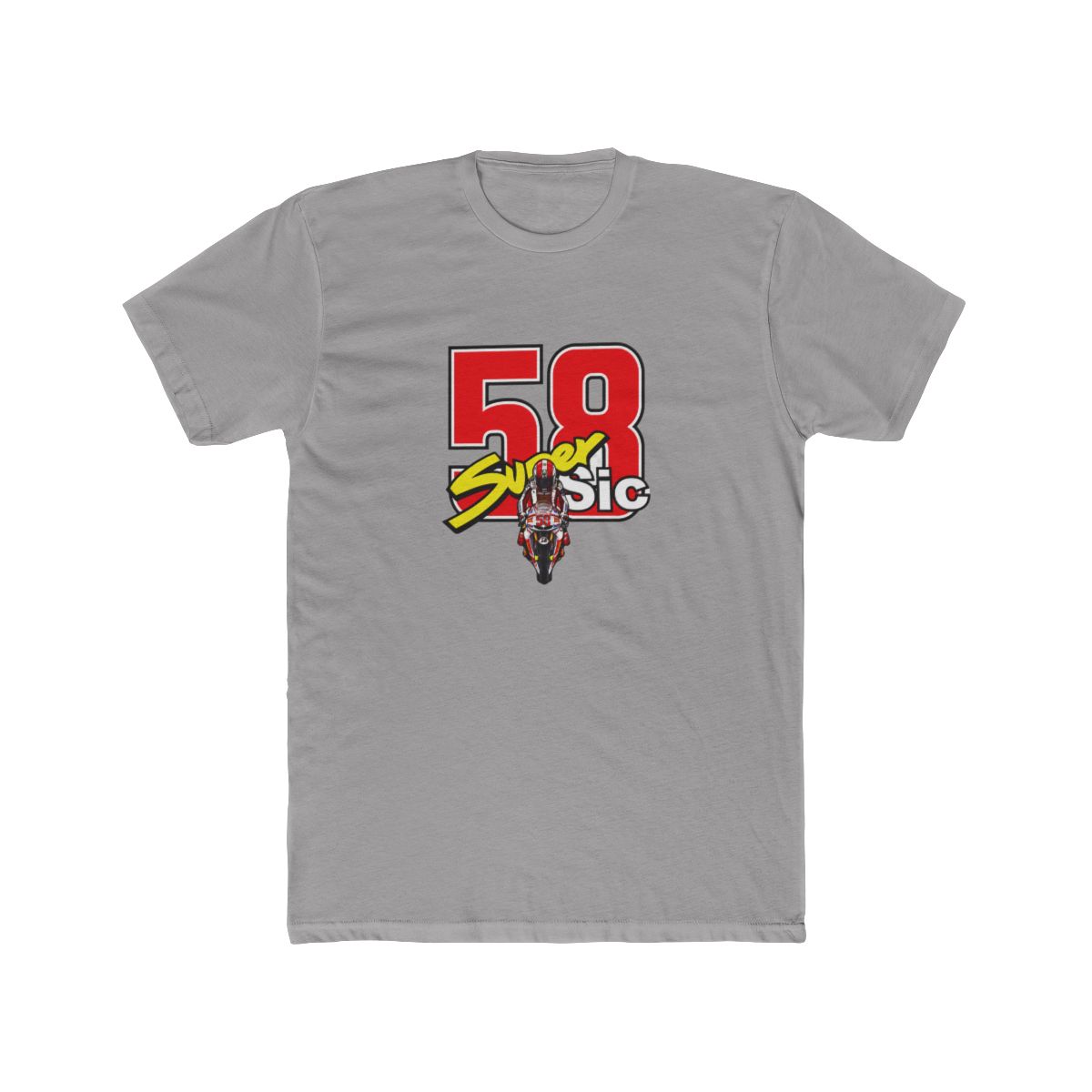 Marco Simoncelli SIC58 Super Sic MotoGP T Shirt - Racing Fan Tribute - Official t-shirts merchandise