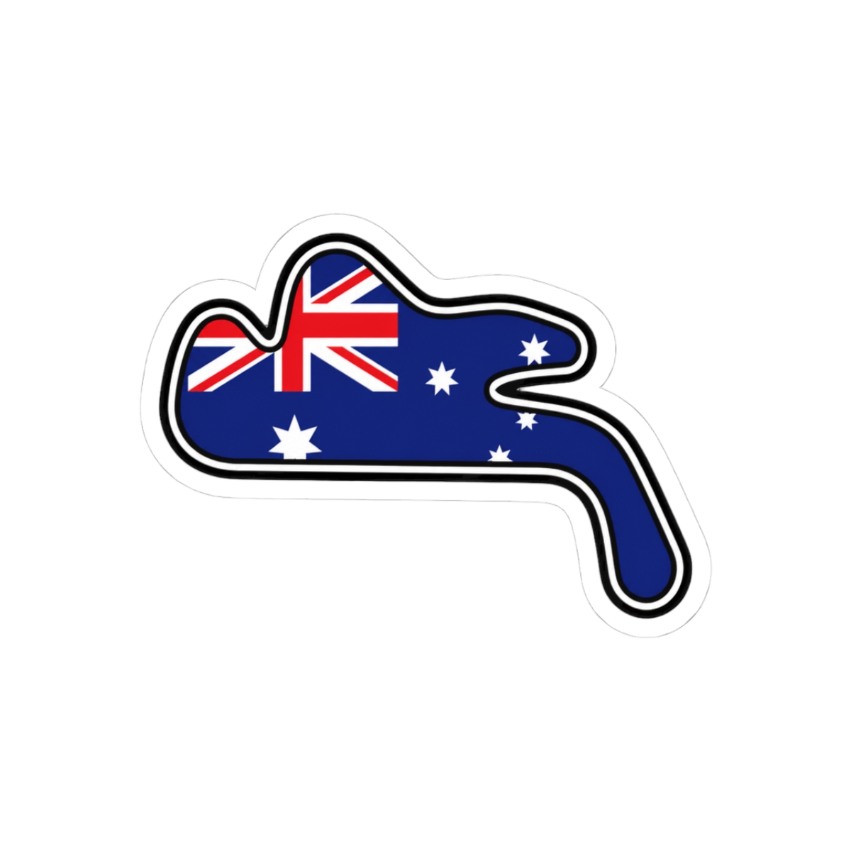 Phillip Island MotoGP Australia Circuit Track Racing Sticker - Official stickers merchandise