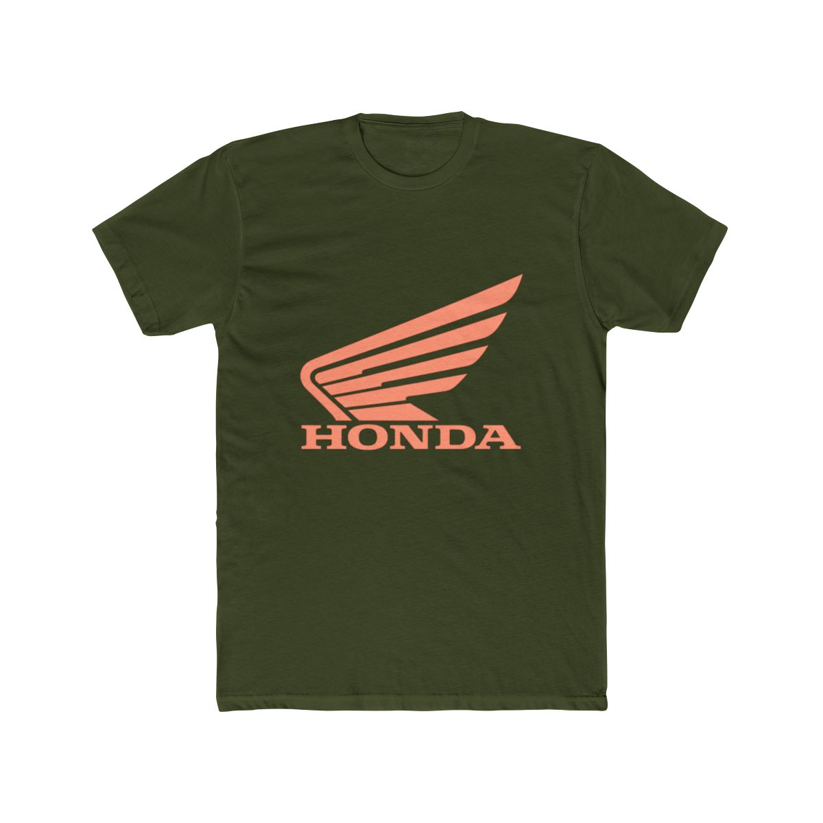 Honda Racing Bold Red Wing Logo T Shirt - Motorsport Fan Gear